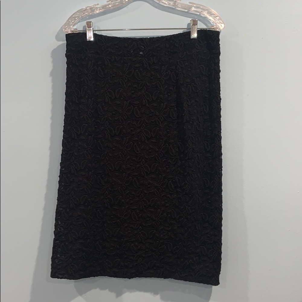 Black lace pencil skirt jones New York collection